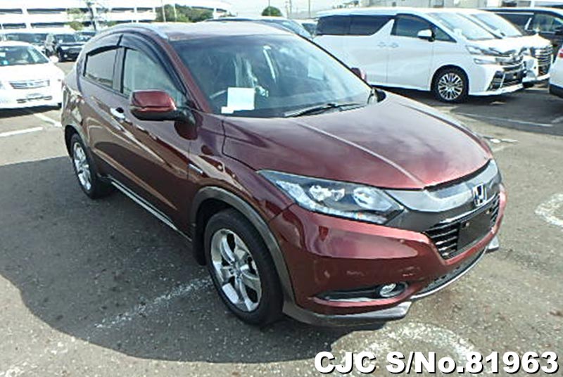2015 Honda Vezel Hybrid Wine for sale Stock No. 81963 Japanese Used